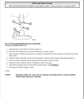 Manuales de reparaciones jeep compass y patriot limited 2007-2009