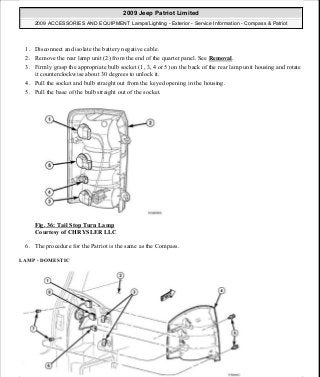 Manuales de reparaciones jeep compass y patriot limited 2007-2009