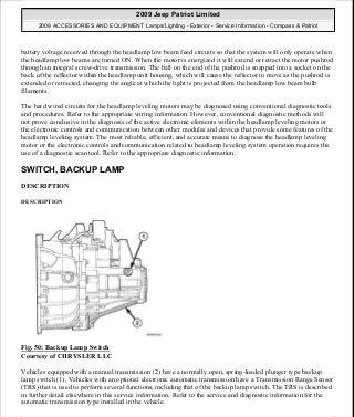 Manuales de reparaciones jeep compass y patriot limited 2007-2009