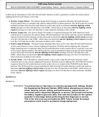 Manuales de reparaciones jeep compass y patriot limited 2007-2009