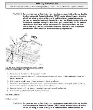 Manuales de reparaciones jeep compass y patriot limited 2007-2009