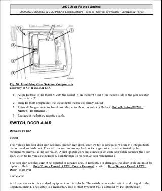 Manuales de reparaciones jeep compass y patriot limited 2007-2009