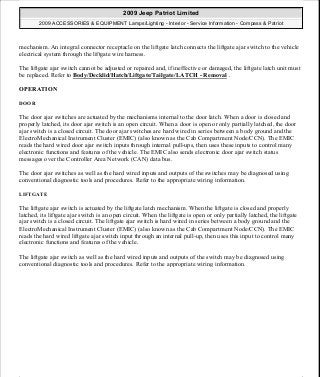 Manuales de reparaciones jeep compass y patriot limited 2007-2009