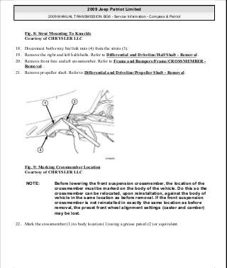 Manuales de reparaciones jeep compass y patriot limited 2007-2009