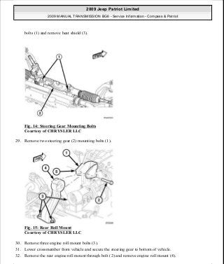 Manuales de reparaciones jeep compass y patriot limited 2007-2009