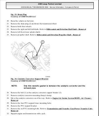 Manuales de reparaciones jeep compass y patriot limited 2007-2009