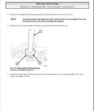 Manuales de reparaciones jeep compass y patriot limited 2007-2009