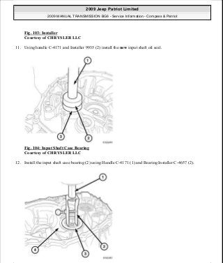 Manuales de reparaciones jeep compass y patriot limited 2007-2009