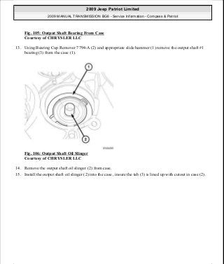 Manuales de reparaciones jeep compass y patriot limited 2007-2009
