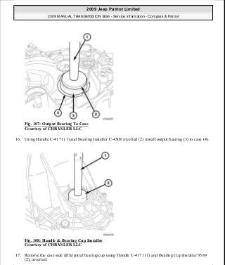 Manuales de reparaciones jeep compass y patriot limited 2007-2009