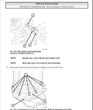 Manuales de reparaciones jeep compass y patriot limited 2007-2009