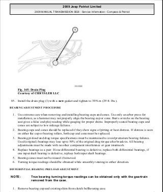 Manuales de reparaciones jeep compass y patriot limited 2007-2009