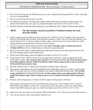 Manuales de reparaciones jeep compass y patriot limited 2007-2009