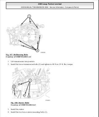 Manuales de reparaciones jeep compass y patriot limited 2007-2009