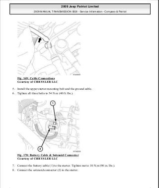 Manuales de reparaciones jeep compass y patriot limited 2007-2009