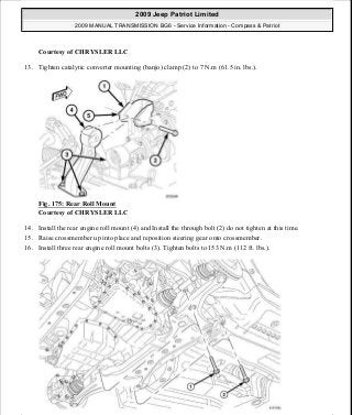 Manuales de reparaciones jeep compass y patriot limited 2007-2009