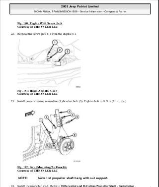 Manuales de reparaciones jeep compass y patriot limited 2007-2009