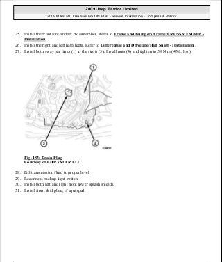 Manuales de reparaciones jeep compass y patriot limited 2007-2009