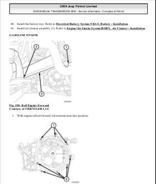 Manuales de reparaciones jeep compass y patriot limited 2007-2009