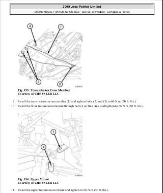 Manuales de reparaciones jeep compass y patriot limited 2007-2009