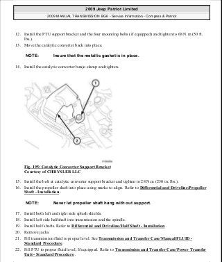 Manuales de reparaciones jeep compass y patriot limited 2007-2009