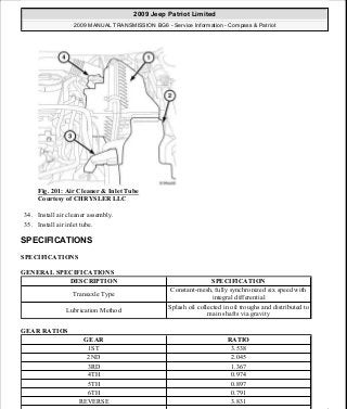 Manuales de reparaciones jeep compass y patriot limited 2007-2009