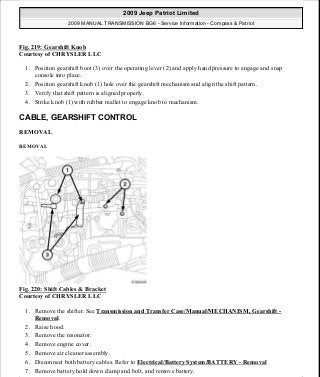 Manuales de reparaciones jeep compass y patriot limited 2007-2009