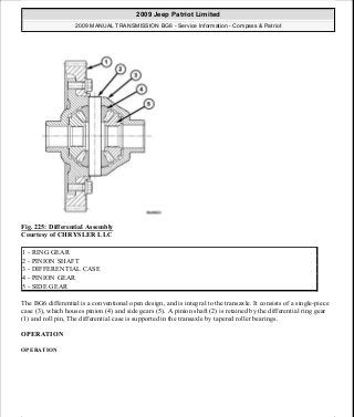 Manuales de reparaciones jeep compass y patriot limited 2007-2009