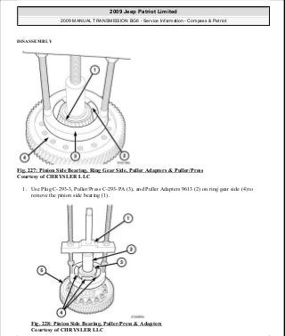 Manuales de reparaciones jeep compass y patriot limited 2007-2009