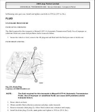 Manuales de reparaciones jeep compass y patriot limited 2007-2009
