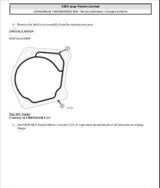 Manuales de reparaciones jeep compass y patriot limited 2007-2009