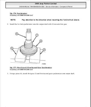 Manuales de reparaciones jeep compass y patriot limited 2007-2009