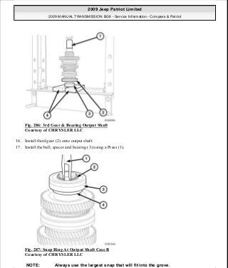 Manuales de reparaciones jeep compass y patriot limited 2007-2009