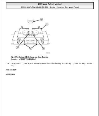 Manuales de reparaciones jeep compass y patriot limited 2007-2009