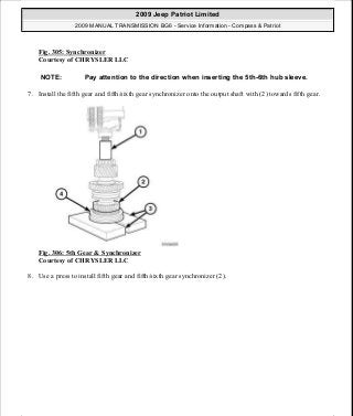 Manuales de reparaciones jeep compass y patriot limited 2007-2009