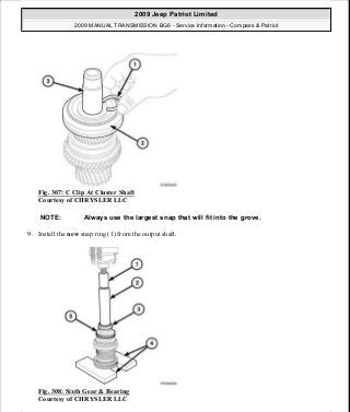 Manuales de reparaciones jeep compass y patriot limited 2007-2009