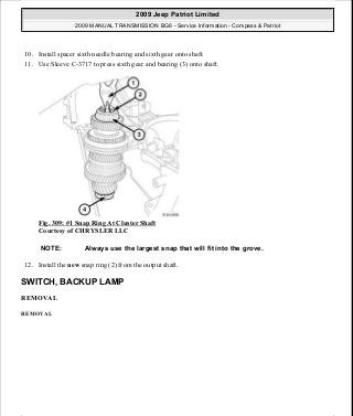 Manuales de reparaciones jeep compass y patriot limited 2007-2009