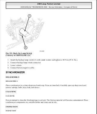 Manuales de reparaciones jeep compass y patriot limited 2007-2009