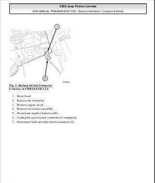 Manuales de reparaciones jeep compass y patriot limited 2007-2009