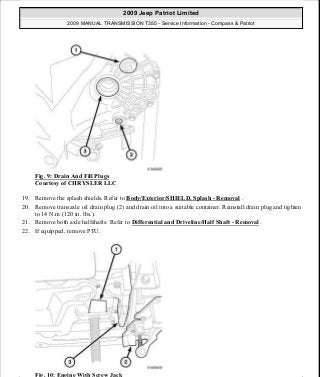 Manuales de reparaciones jeep compass y patriot limited 2007-2009