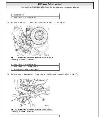 Manuales de reparaciones jeep compass y patriot limited 2007-2009