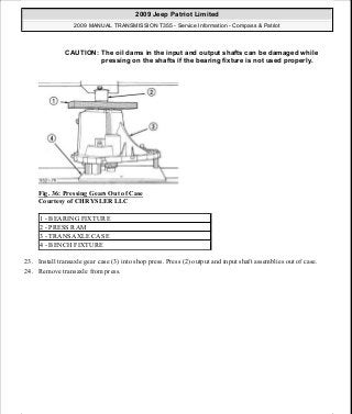 Manuales de reparaciones jeep compass y patriot limited 2007-2009