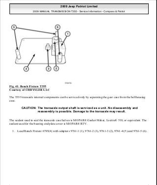 Manuales de reparaciones jeep compass y patriot limited 2007-2009