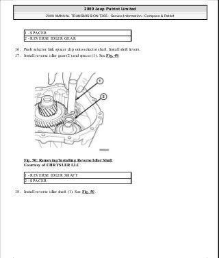 Manuales de reparaciones jeep compass y patriot limited 2007-2009