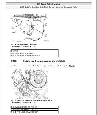 Manuales de reparaciones jeep compass y patriot limited 2007-2009