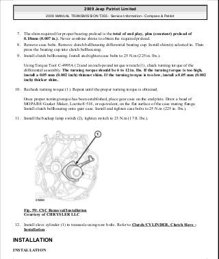 Manuales de reparaciones jeep compass y patriot limited 2007-2009