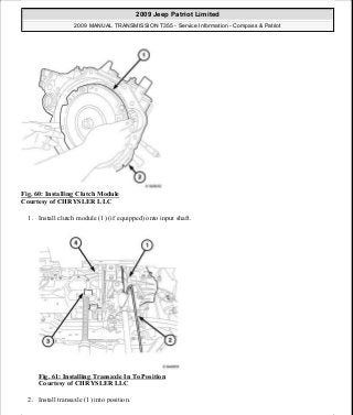 Manuales de reparaciones jeep compass y patriot limited 2007-2009