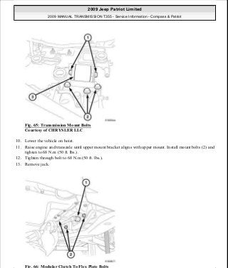 Manuales de reparaciones jeep compass y patriot limited 2007-2009