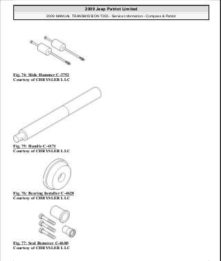 Manuales de reparaciones jeep compass y patriot limited 2007-2009