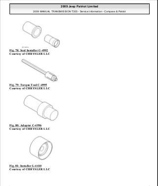Manuales de reparaciones jeep compass y patriot limited 2007-2009